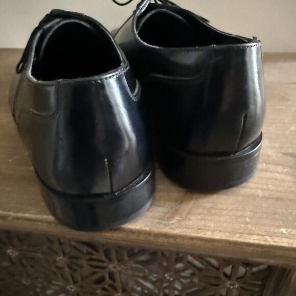 Florsheim Black Leather Cap Toe Oxford Shoe Lace Closure Dress Shoes Size 12D main image 7